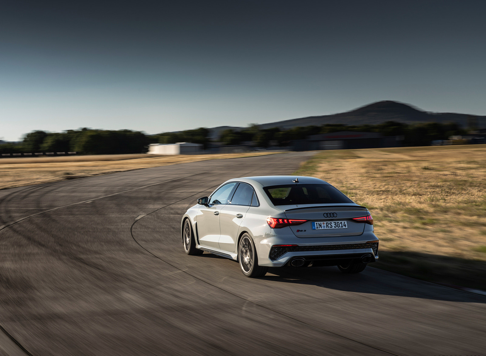 2023 Audi RS 3 Sedan Performance Edition (Color: Arrow Gray Pearl Effect) Rear Three-Quarter Wallpapers (7)