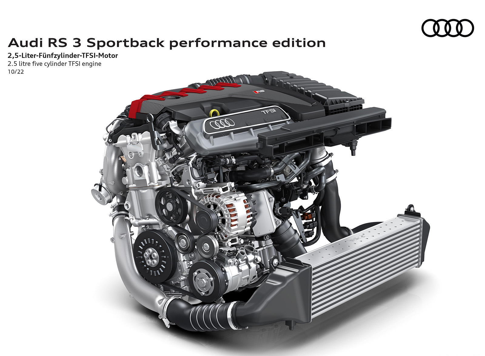 2023 Audi RS 3 Sportback Performance Edition 2.5 litre five cylinder TFSI engine Wallpapers #124 of 124