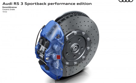 2023 Audi RS 3 Sportback Performance Edition Ceramic brake Wallpapers 450x275 (122)