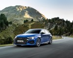 2023 Audi RS 3 Sportback Performance Edition (Color: Nogaro Blue Pearl Effect) Front Three-Quarter Wallpapers 150x120