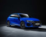 2023 Audi RS 3 Sportback Performance Edition (Color: Nogaro Blue Pearl Effect) Front Three-Quarter Wallpapers 150x120