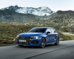 2023 Audi RS 3 Sportback Performance Edition (Color: Nogaro Blue Pearl Effect) Front Three-Quarter Wallpapers 150x120 (21)