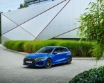 2023 Audi RS 3 Sportback Performance Edition (Color: Nogaro Blue Pearl Effect) Front Three-Quarter Wallpapers 150x120