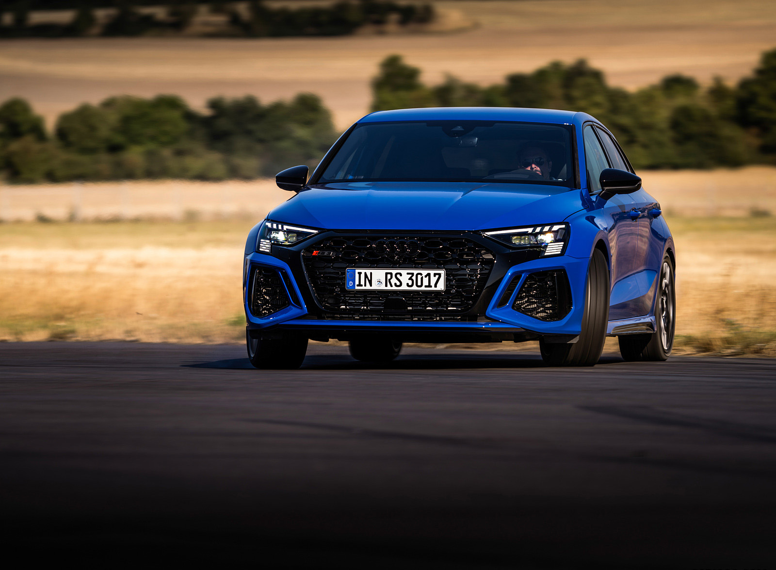 2023 Audi RS 3 Sportback Performance Edition (Color: Nogaro Blue Pearl Effect) Front Wallpapers #34 of 124