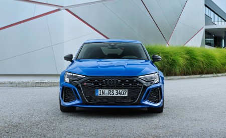2023 Audi RS 3 Sportback Performance Edition (Color: Nogaro Blue Pearl Effect) Front Wallpapers 450x275 (83)