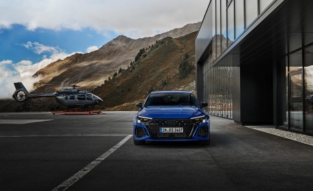2023 Audi RS 3 Sportback Performance Edition (Color: Nogaro Blue Pearl Effect) Front Wallpapers 450x275 (69)