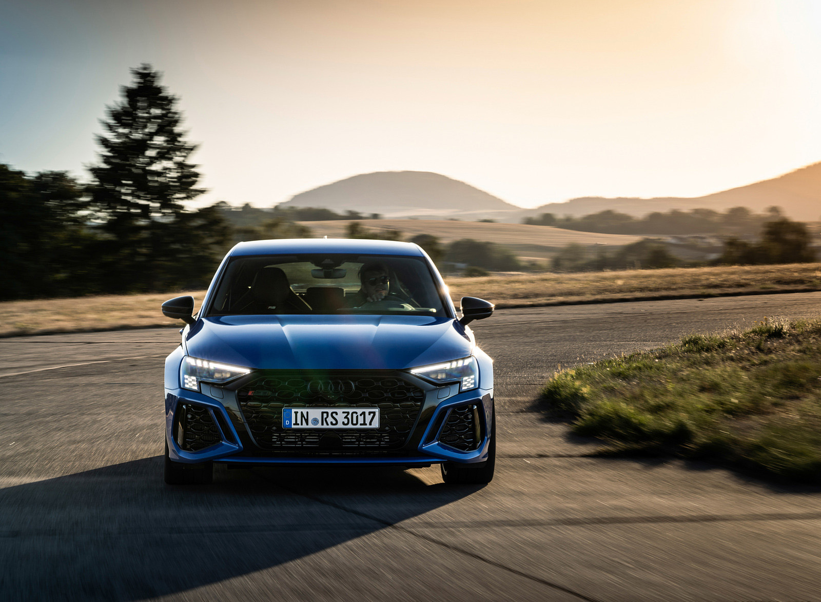 2023 Audi RS 3 Sportback Performance Edition (Color: Nogaro Blue Pearl Effect) Front Wallpapers #30 of 124