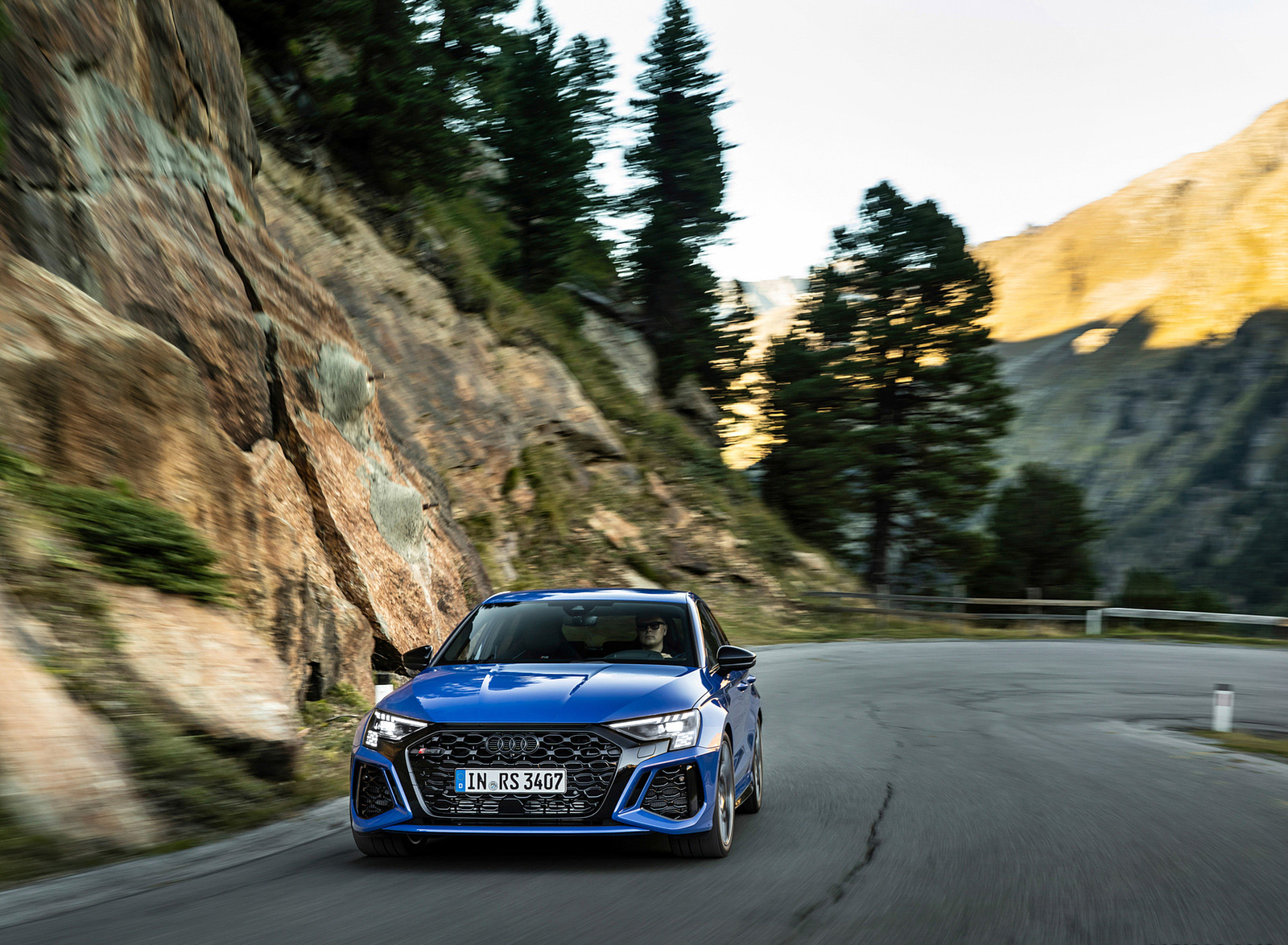 2023 Audi RS 3 Sportback Performance Edition (Color: Nogaro Blue Pearl Effect) Front Wallpapers #9 of 124