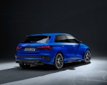 2023 Audi RS 3 Sportback Performance Edition (Color: Nogaro Blue Pearl Effect) Rear Three-Quarter Wallpapers 150x120