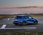 2023 Audi RS 3 Sportback Performance Edition (Color: Nogaro Blue Pearl Effect) Rear Three-Quarter Wallpapers 150x120