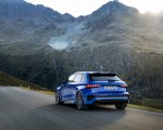 2023 Audi RS 3 Sportback Performance Edition (Color: Nogaro Blue Pearl Effect) Rear Three-Quarter Wallpapers 150x120