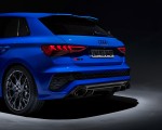 2023 Audi RS 3 Sportback Performance Edition (Color: Nogaro Blue Pearl Effect) Rear Wallpapers 150x120