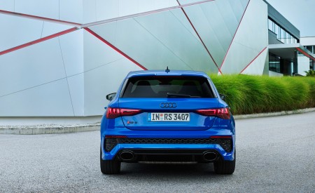 2023 Audi RS 3 Sportback Performance Edition (Color: Nogaro Blue Pearl Effect) Rear Wallpapers 450x275 (85)