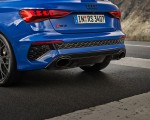 2023 Audi RS 3 Sportback Performance Edition (Color: Nogaro Blue Pearl Effect) Rear Wallpapers 150x120