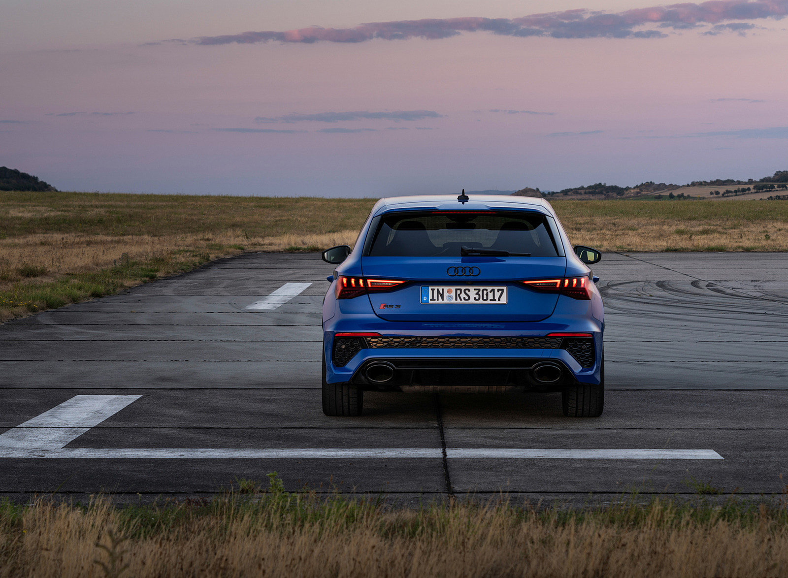 2023 Audi RS 3 Sportback Performance Edition (Color: Nogaro Blue Pearl Effect) Rear Wallpapers #56 of 124