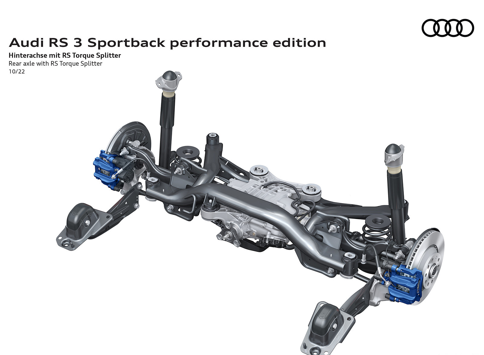 2023 Audi RS 3 Sportback Performance Edition Rear axle with RS Torque Splitter Wallpapers #120 of 124