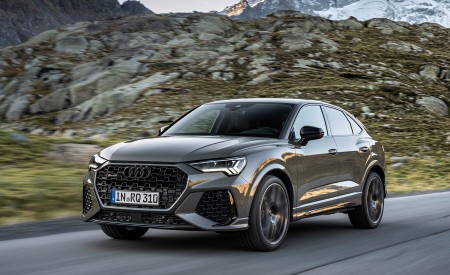 2023 Audi RS Q3 Sportback 10 Years Edition (Color: Chronos Grey Matallic) Front Three-Quarter Wallpapers 450x275 (1)