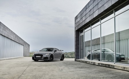 2023 Audi TT RS Coupé Iconic Edition (Color: Nardo Grey) Front Three-Quarter Wallpapers 450x275 (66)