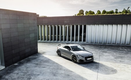 2023 Audi TT RS Coupé Iconic Edition (Color: Nardo Grey) Front Three-Quarter Wallpapers 450x275 (30)