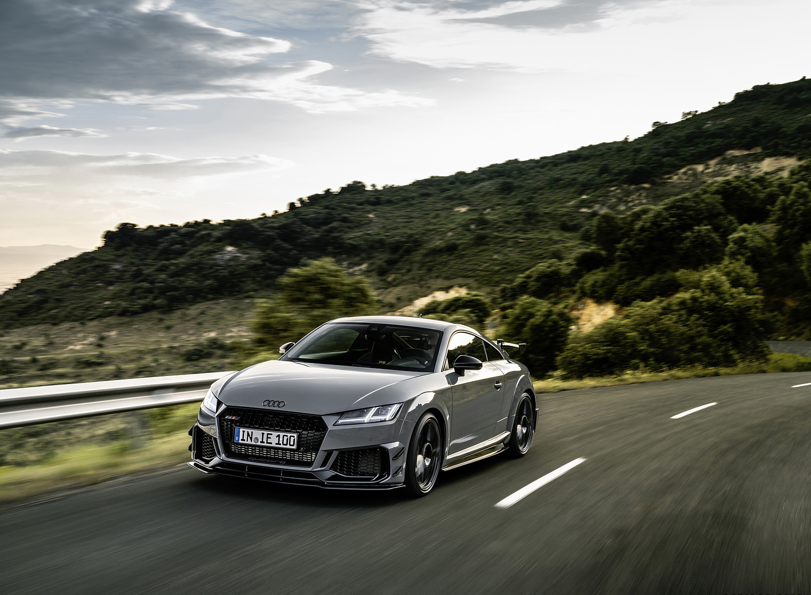 2023 Audi TT RS Coupé Iconic Edition (Color: Nardo Grey) Front Three-Quarter Wallpapers (9)