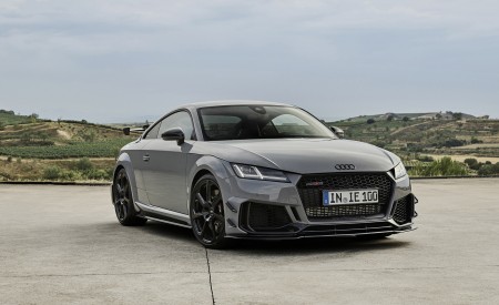 2023 Audi TT RS Coupé Iconic Edition (Color: Nardo Grey) Front Three-Quarter Wallpapers 450x275 (71)