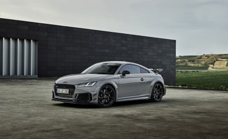 2023 Audi TT RS Coupé Iconic Edition (Color: Nardo Grey) Front Three-Quarter Wallpapers 450x275 (50)