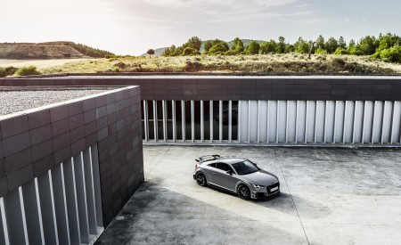 2023 Audi TT RS Coupé Iconic Edition (Color: Nardo Grey) Front Three-Quarter Wallpapers 450x275 (31)