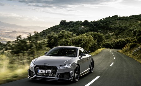 2023 Audi TT RS Coupé Iconic Edition (Color: Nardo Grey) Front Three-Quarter Wallpapers 450x275 (10)