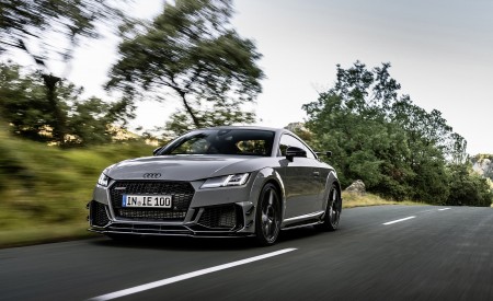 2023 Audi TT RS Coupé Iconic Edition (Color: Nardo Grey) Front Three-Quarter Wallpapers 450x275 (11)