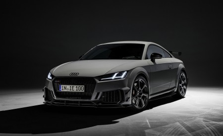 2023 Audi TT RS Coupé Iconic Edition (Color: Nardo Grey) Front Three-Quarter Wallpapers 450x275 (79)