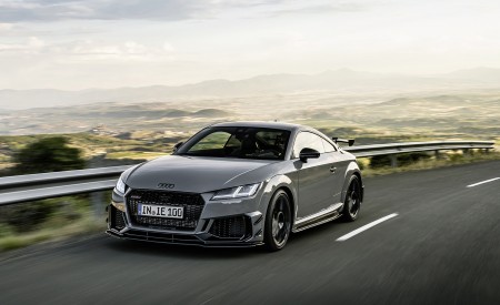 2023 Audi TT RS Coupé Iconic Edition (Color: Nardo Grey) Front Three-Quarter Wallpapers 450x275 (20)