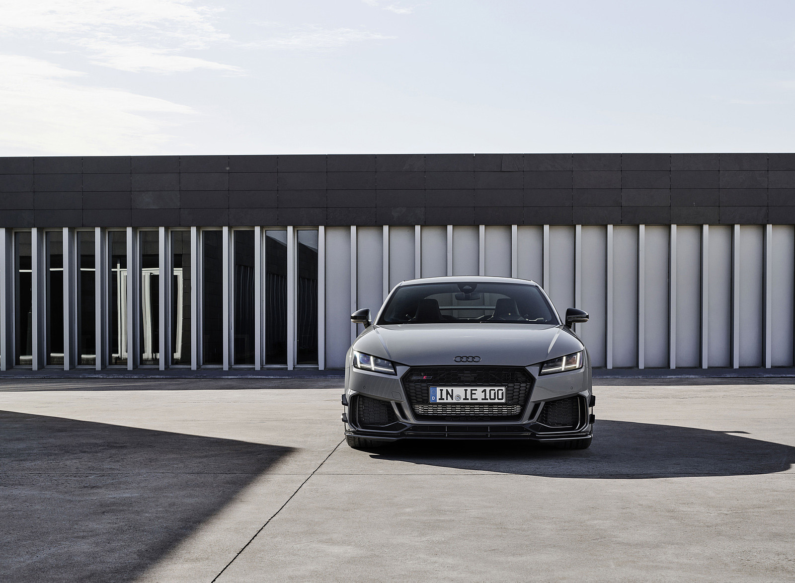 2023 Audi TT RS Coupé Iconic Edition (Color: Nardo Grey) Front Wallpapers #63 of 105
