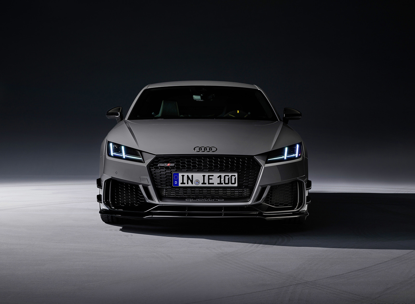 2023 Audi TT RS Coupé Iconic Edition (Color: Nardo Grey) Front Wallpapers #77 of 105