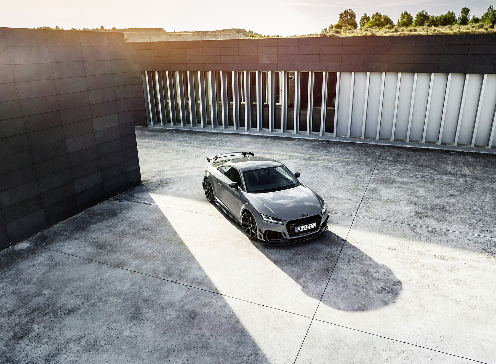2023 Audi TT RS Coupé Iconic Edition (Color: Nardo Grey) Front Wallpapers #32 of 105