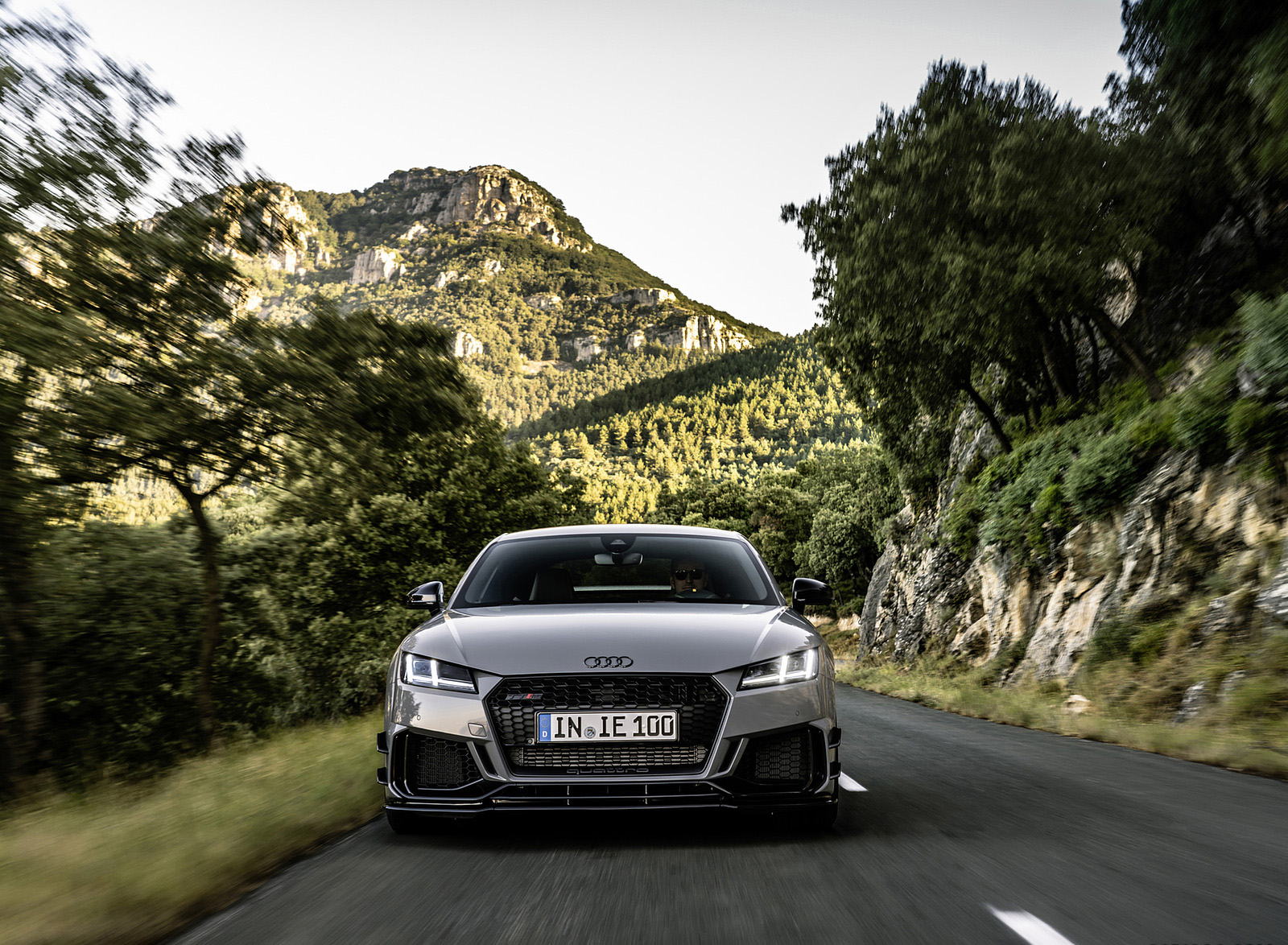 2023 Audi TT RS Coupé Iconic Edition (Color: Nardo Grey) Front Wallpapers #24 of 105