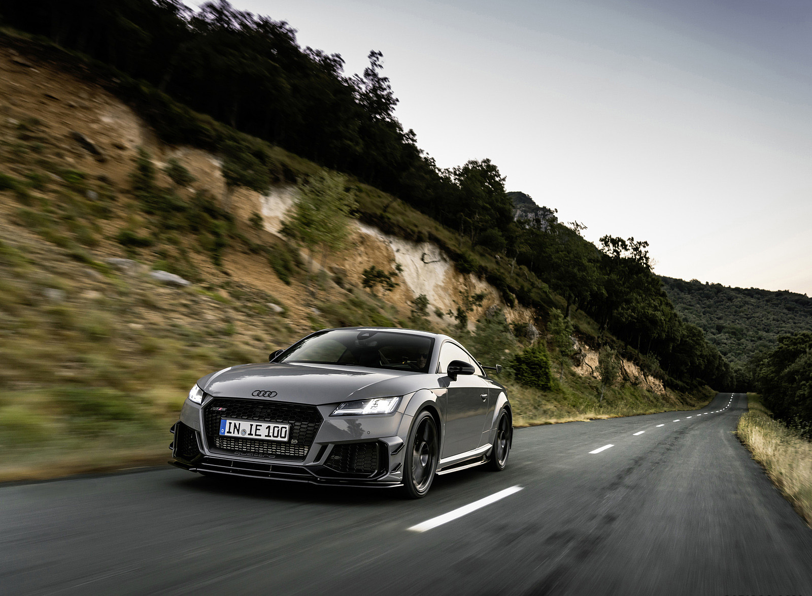 2023 Audi TT RS Coupé Iconic Edition (Color: Nardo Grey) Front Wallpapers (3)