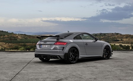 2023 Audi TT RS Coupé Iconic Edition (Color: Nardo Grey) Rear Three-Quarter Wallpapers 450x275 (72)