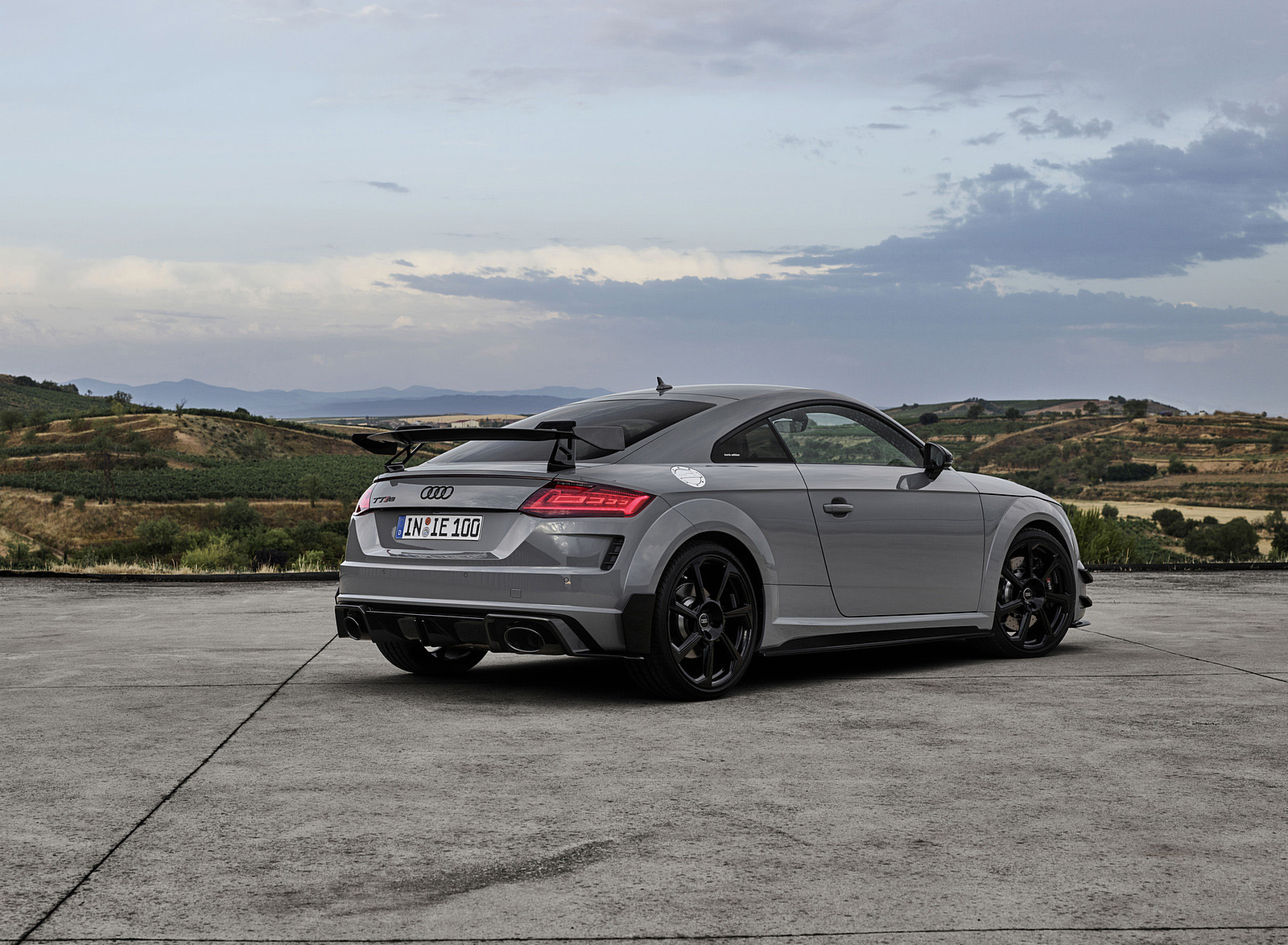2023 Audi TT RS Coupé Iconic Edition (Color: Nardo Grey) Rear Three-Quarter Wallpapers #72 of 105