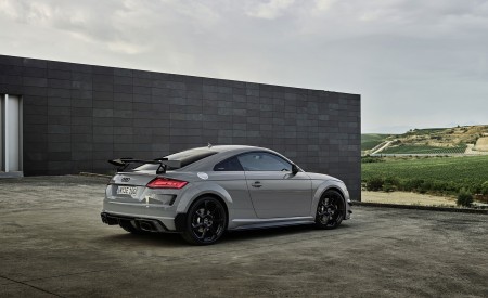 2023 Audi TT RS Coupé Iconic Edition (Color: Nardo Grey) Rear Three-Quarter Wallpapers 450x275 (53)