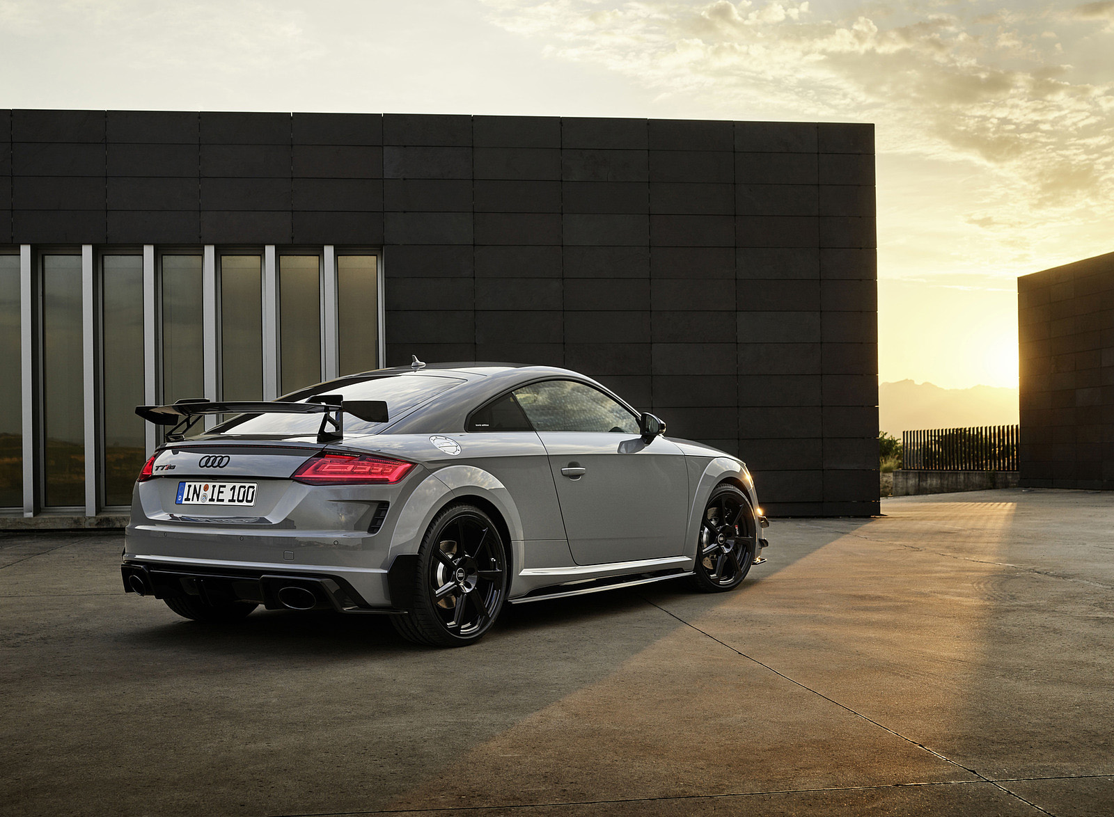 2023 Audi TT RS Coupé Iconic Edition (Color: Nardo Grey) Rear Three-Quarter Wallpapers #45 of 105
