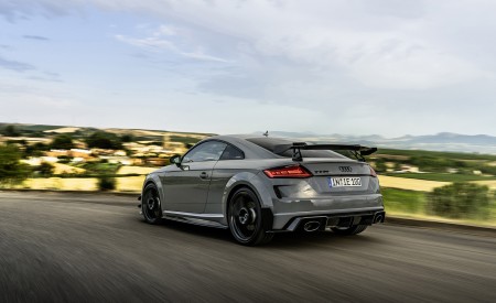 2023 Audi TT RS Coupé Iconic Edition (Color: Nardo Grey) Rear Three-Quarter Wallpapers 450x275 (13)