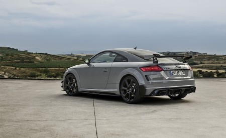 2023 Audi TT RS Coupé Iconic Edition (Color: Nardo Grey) Rear Three-Quarter Wallpapers 450x275 (73)