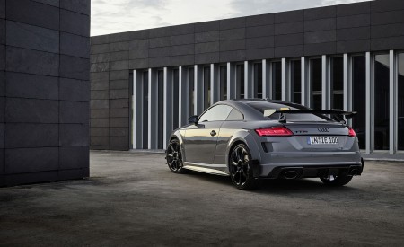 2023 Audi TT RS Coupé Iconic Edition (Color: Nardo Grey) Rear Three-Quarter Wallpapers 450x275 (54)