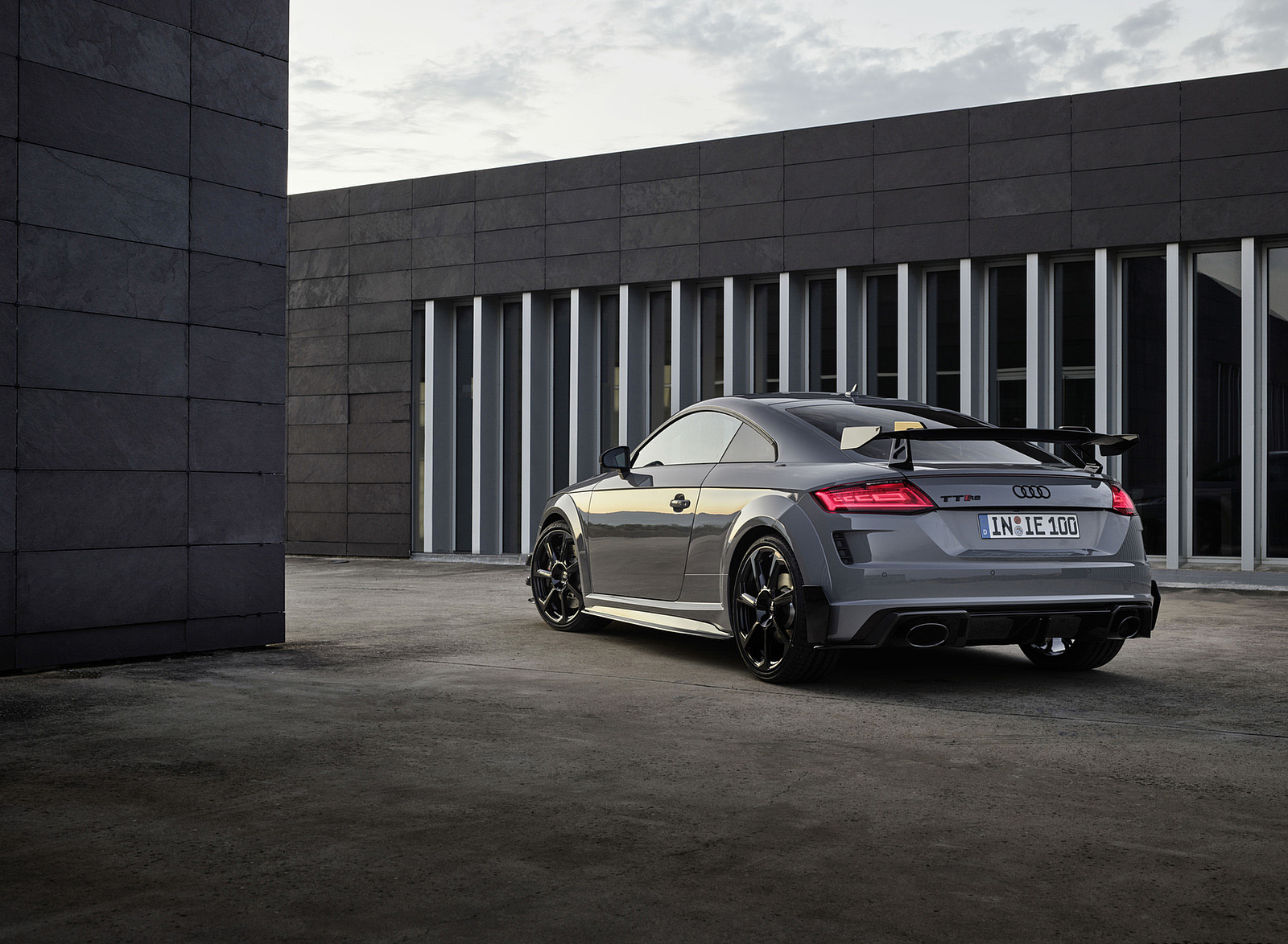 2023 Audi TT RS Coupé Iconic Edition (Color: Nardo Grey) Rear Three-Quarter Wallpapers #54 of 105