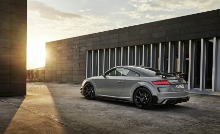 2023 Audi TT RS Coupé Iconic Edition (Color: Nardo Grey) Rear Three-Quarter Wallpapers 450x275 (46)