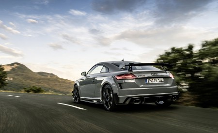 2023 Audi TT RS Coupé Iconic Edition (Color: Nardo Grey) Rear Three-Quarter Wallpapers 450x275 (22)