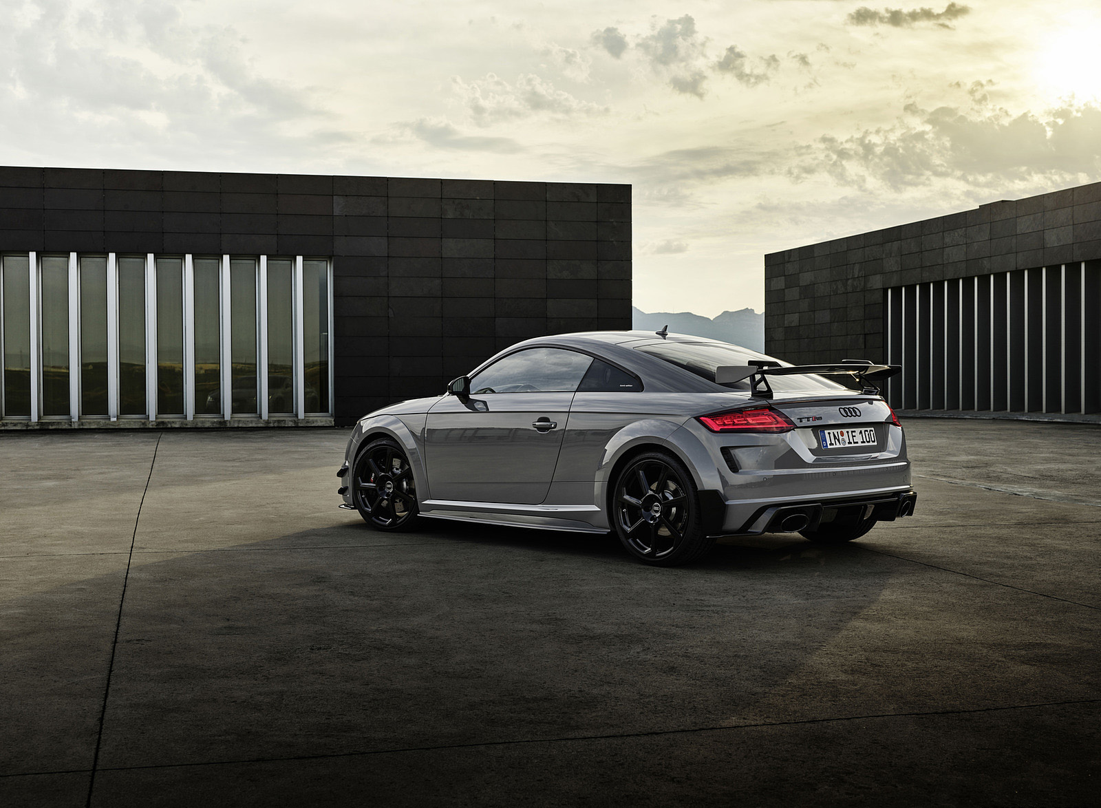 2023 Audi TT RS Coupé Iconic Edition (Color: Nardo Grey) Rear Three-Quarter Wallpapers #55 of 105