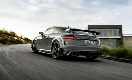 2023 Audi TT RS Coupé Iconic Edition (Color: Nardo Grey) Rear Three-Quarter Wallpapers 450x275 (27)