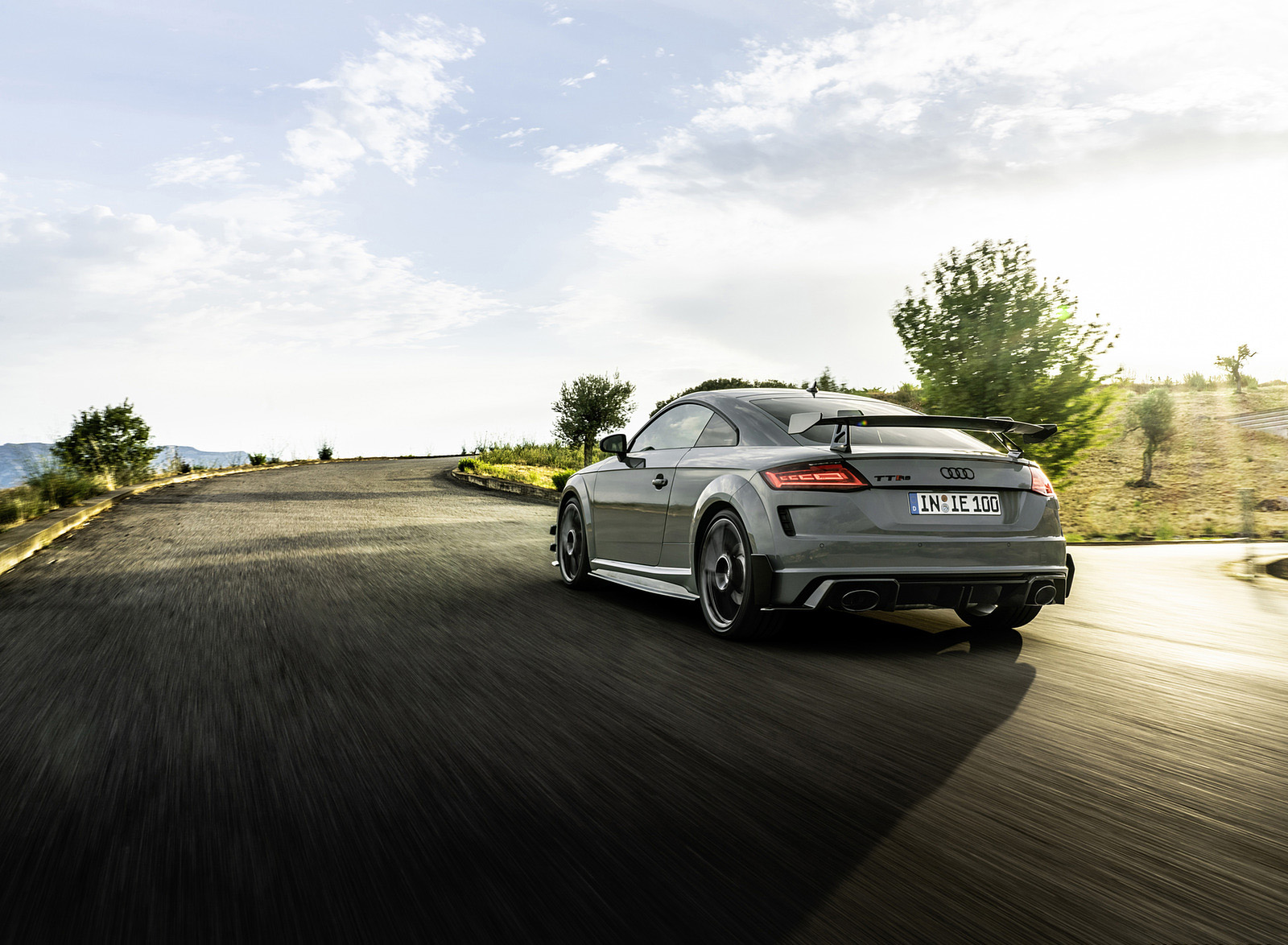 2023 Audi TT RS Coupé Iconic Edition (Color: Nardo Grey) Rear Three-Quarter Wallpapers #23 of 105
