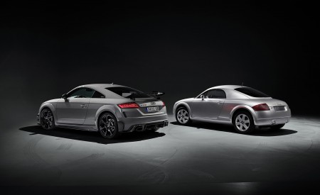 2023 Audi TT RS Coupé Iconic Edition (Color: Nardo Grey) Rear Three-Quarter Wallpapers 450x275 (82)
